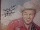Roy Rogers autograph picture