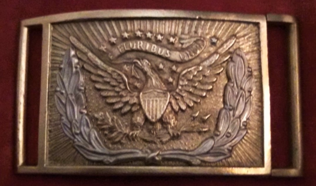 Parsley Reproduction Civil War Federal Eagle Applied Wreath Belt Plate Buckle
