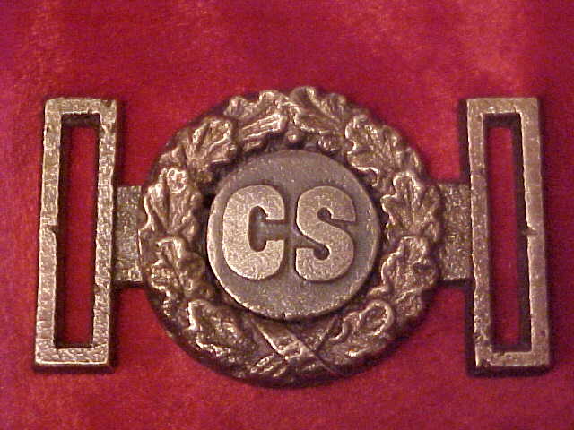Coin Style C.S. belt plate